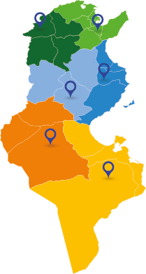 Map Unites d'observation regionales (UOR)